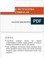 Turk Mutfaginda Corbalar