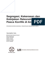 Segregasi dan Kekerasan Pasca Konflik di Ambon