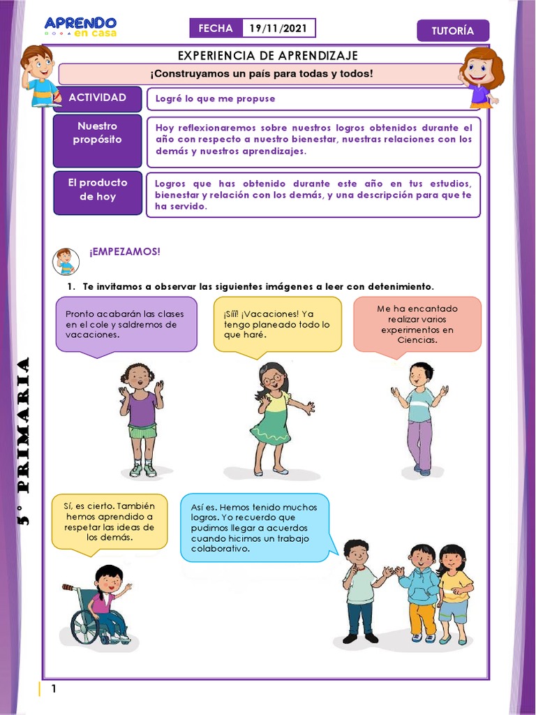 Sesion #22 Tutoria | PDF | Crecimiento personal y profesional ...