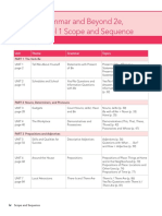 Grammar and Beyond 2e, Level 1 Scope and Sequence: Unit Theme Grammar Topics Avoid Common Mistakes Academic Writing