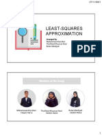 Least - Squares Approximation Print Fixed