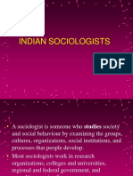 Indian Sociologist Class Xi