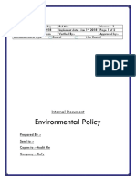 Environmental Policy