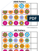 Flower Pattern Strips
