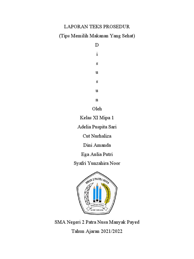 LAPORAN TEKS PROSEDUR (Oza) | PDF