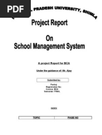 A Project Report For BCA