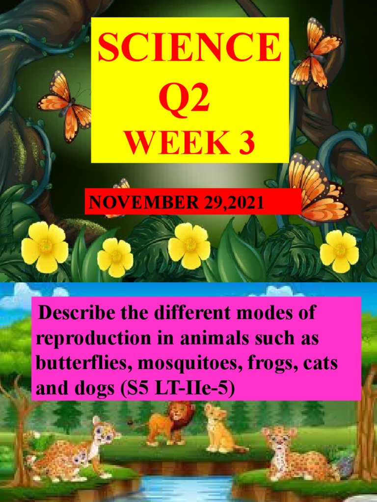 Q2 W3 SCI 5-Methods of Reproduction (ANIMALs) | PDF | Sexual