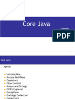 Core Java: - Sreedhar