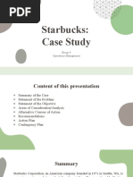 Starbucks Case Study