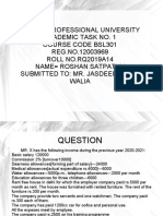 RQ2019A14 - Online Assignment 1 - BSL301 - ROSHAN