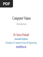 Computer Vision: Dr. Surya Prakash