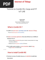 Tutorial On Contiki OS, Cooja and FIT Iot-Lab: Internet of Things