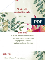 161584 Flowers Template 16x9