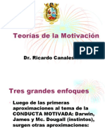 2 Psicologia de La Motivacion Clase 2 Teorías de La Motivación