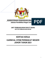 Kertas Kerja Karnival Stem Peringkat Negeri Johor 2021