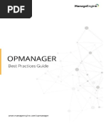 Opmanager Best Practises Guide