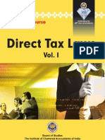 CA Final - Direct Tax Laws Vol. I