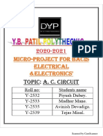 Basic Electrical & Electronic Report