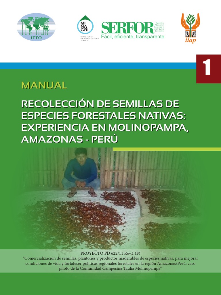 Manual de Cosecha de Semillas de Especies Forestales Nativas SERFOR ...