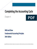Completing The Accounting Cycle: Chapter 4