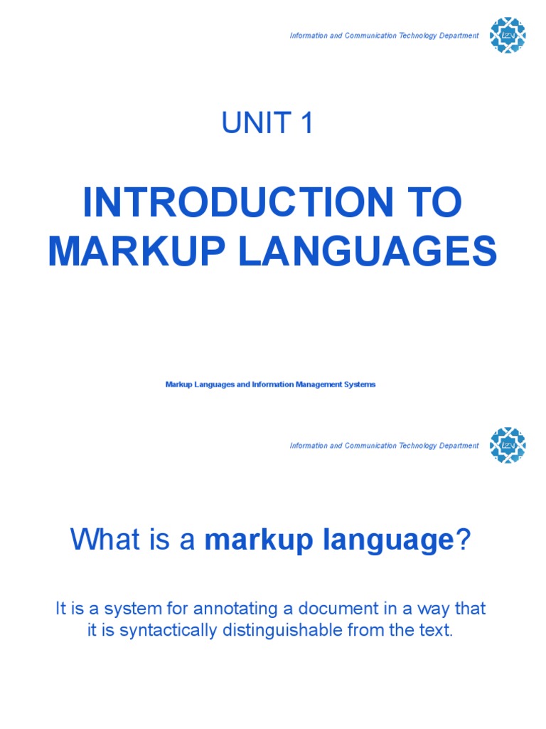 Introduction to Markup Languages | PDF | Markup Language | Html