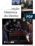 Instituição Histórica Do Direito - Bartolomé Clavero
