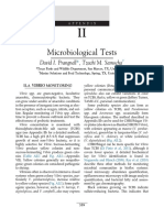 Microbiological Tests: David I. Prangnell, Tzachi M. Samocha