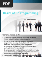 Basics of C Programming