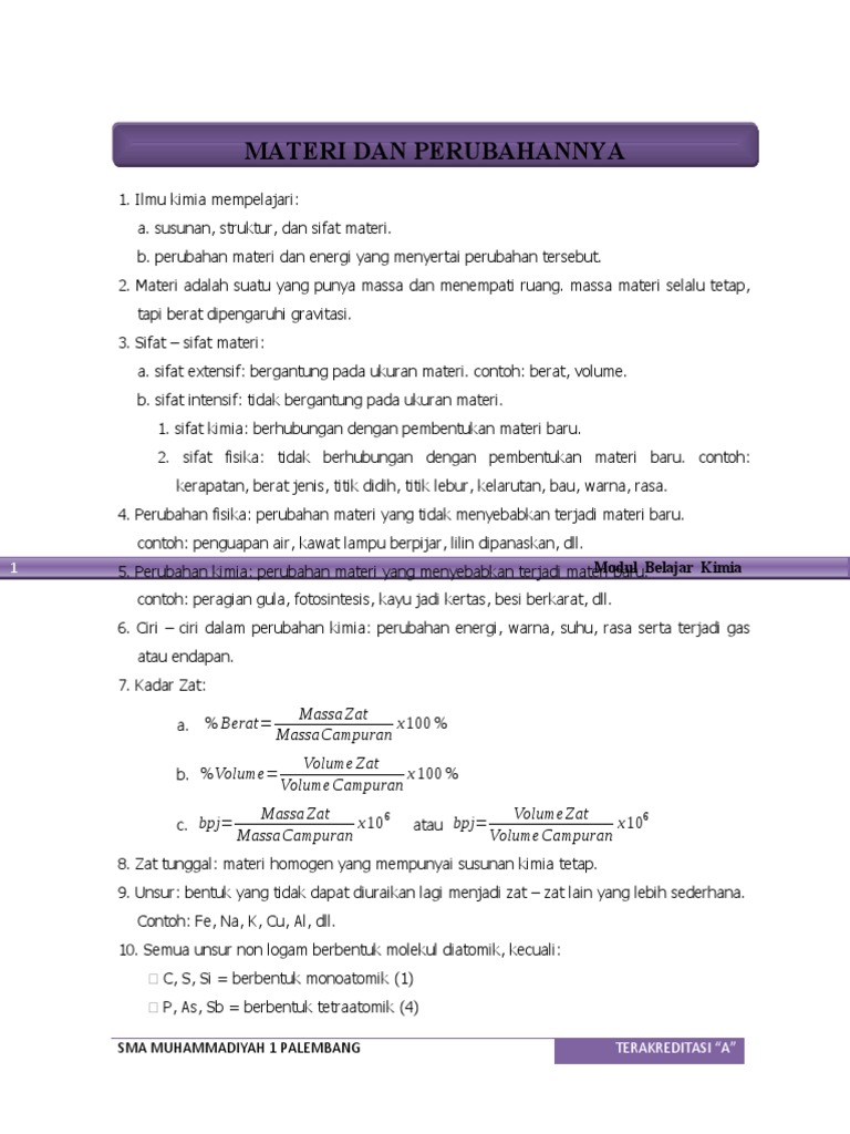 Senyawa dan Reaksi Kimia Dasar | PDF