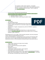 Photosynthetic Processes Lecture Guide