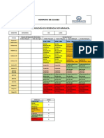 HORARIO SEGUNDO SEMESTRE