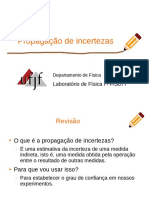 Propagação de incertezas: estimando a confiabilidade de medidas indiretas