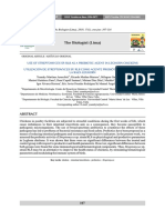 Utilización de Streptomyces Sp. Rl8 Como Agente Probiótico en Pollos de La Raza Leghorn