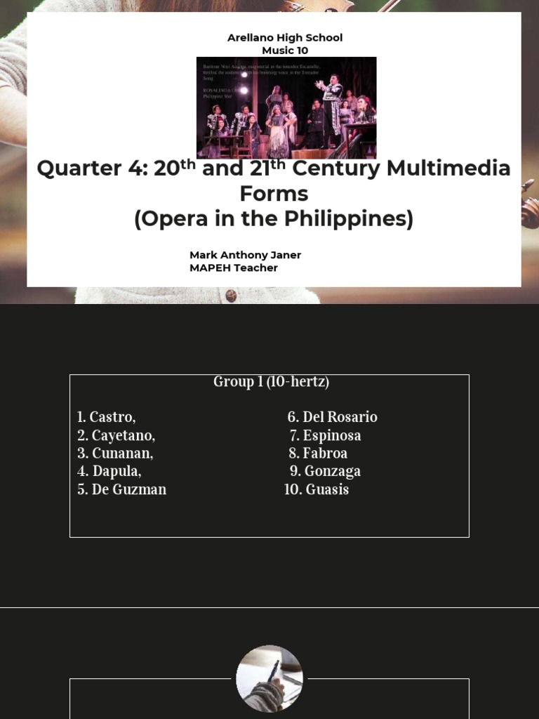 Philippine Opera: History and Key Works | PDF | Manila | Philippines