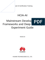 Mainstream Development Frameworks and Deep Learning Experiment Guide