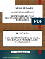 Ciencias Sociales: Sesión: El Oligopolio Competencia:Gestiona Responsablemente Los Recursos Económicos