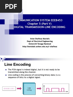 Communication System Eeeb453 Chapter 5 (Part V) Digital