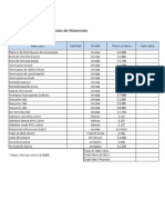 Ejemplo de Cubicación de Materiales