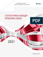 Статистички календар Републике Србије 2021