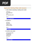 Writing Skills Based MCQ'S