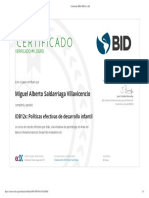 Certificado IDBx IDB12x - Edx