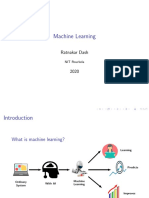 Machine Learning: Ratnakar Dash