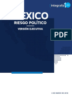 Integralia Consultores - México, Escenarios de Riesgo Político (Versión Ejecutiva, 04.03.19)