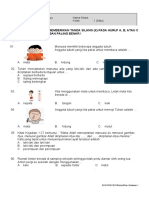 Soal Agama Kristen Kelas 1