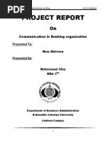 Download Communication in Banking Organization by Muhammad Irfan SN54504569 doc pdf