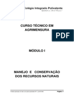 Manejo e Conservação Dos Recursos Naturais