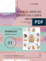 Inervasi, Vaskularisasi, Drainase Limfe Orofasial: By: Khoirunisa Ulayya Azizah J520200046