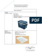 Especificaciones Tecnicas - Requerimientos - Cooler y Platos