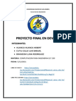 Proyecto Final en Dev CPP: Integrantes