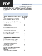 Attribution Style Questionnaire